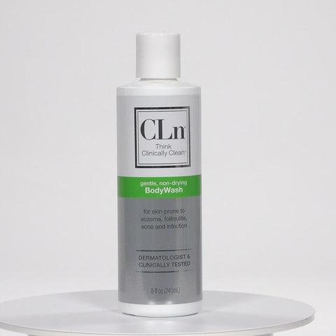  CLn® BodyWash –Non-Drying Body Wash Preserved with Sodium  Hypochlorite, For Compromised Skin Prone to Eczema, Dermatitis, Rash &  Hidradenitis Suppurativa, Fragrance-Free & Paraben-Free, 8 fl oz : Health &  Household