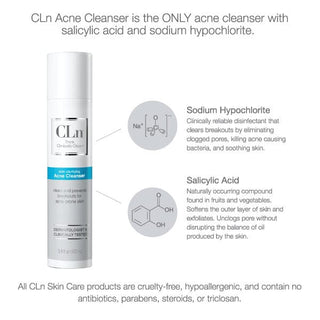 CLn Acne Cleanser CLn Skin Care 