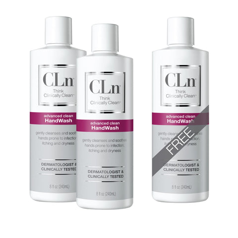CLn® HandWash - Advanced Hygiene for Hands, Formulated with Glycerin, for  Sensitive Skin Prone to Hand Dermatitis, Redness, Irritation, Eczema, and