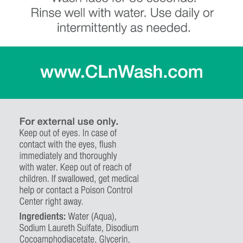 CLn® Facial Cleanser for Delicate Skin - With Glycerin & Skin